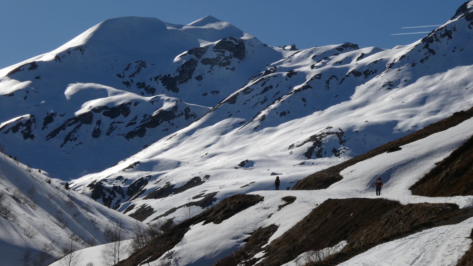 J1 montée au refuge devant la Pte de la Grde Combe