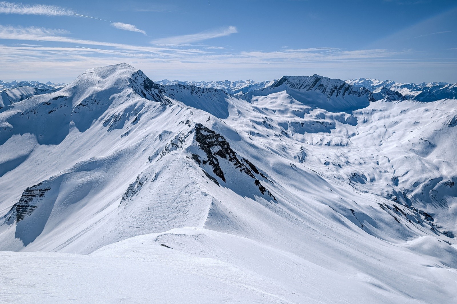#3 Depuis l Depuis l'Homme. La suite est devant : Mourre Froid, puis pointe de Serre.