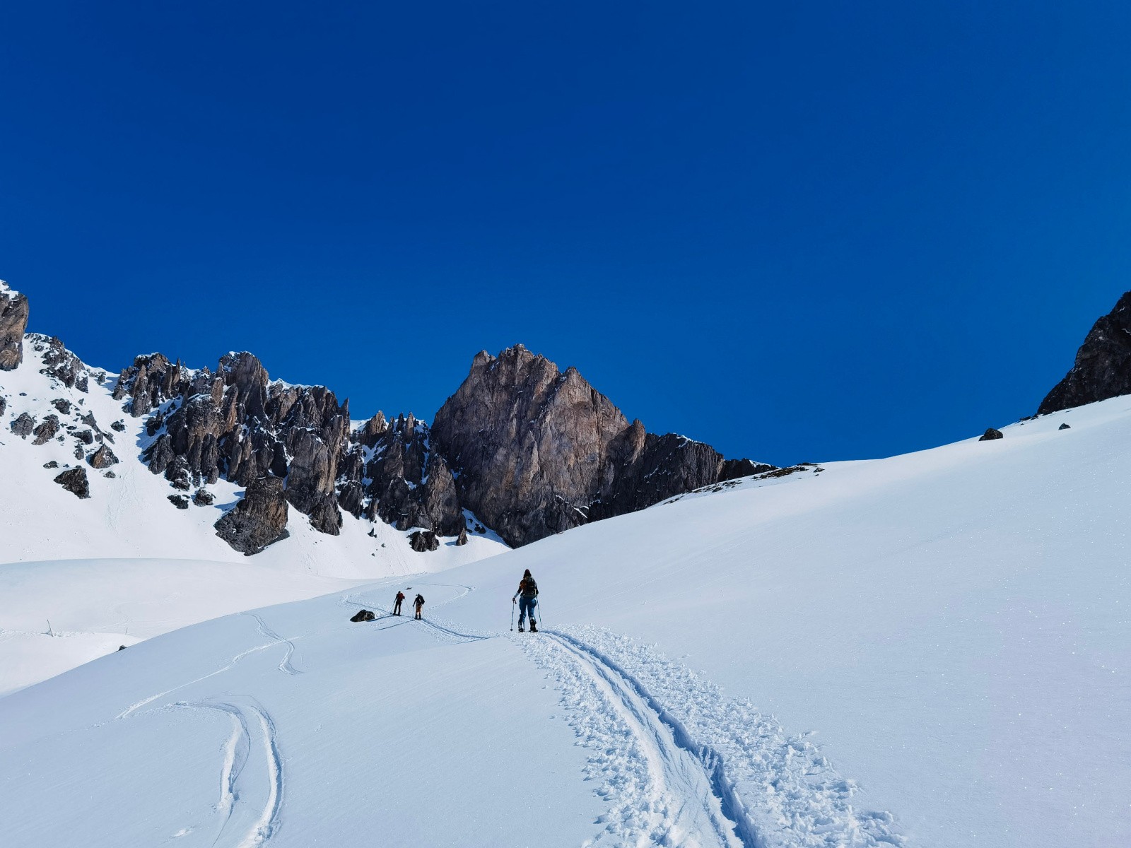 L'arrivée dans les Cerces !&nbsp;