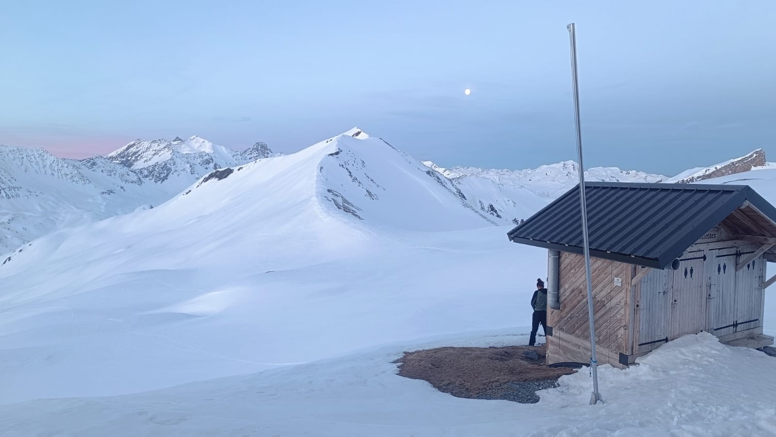 Coucher de soleil au refuge croix du bonhomme