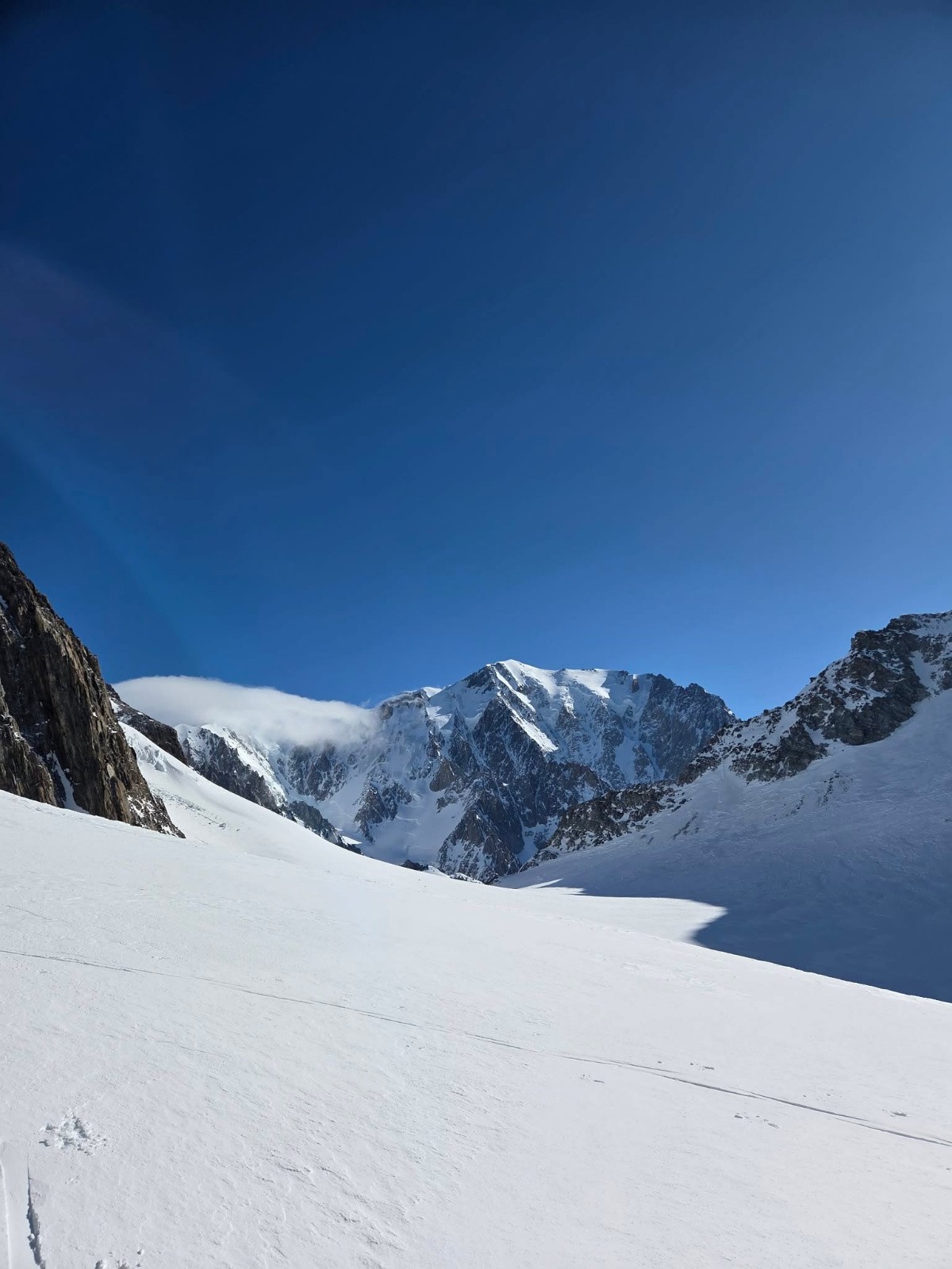Vue MB depuis glacier tré la tête