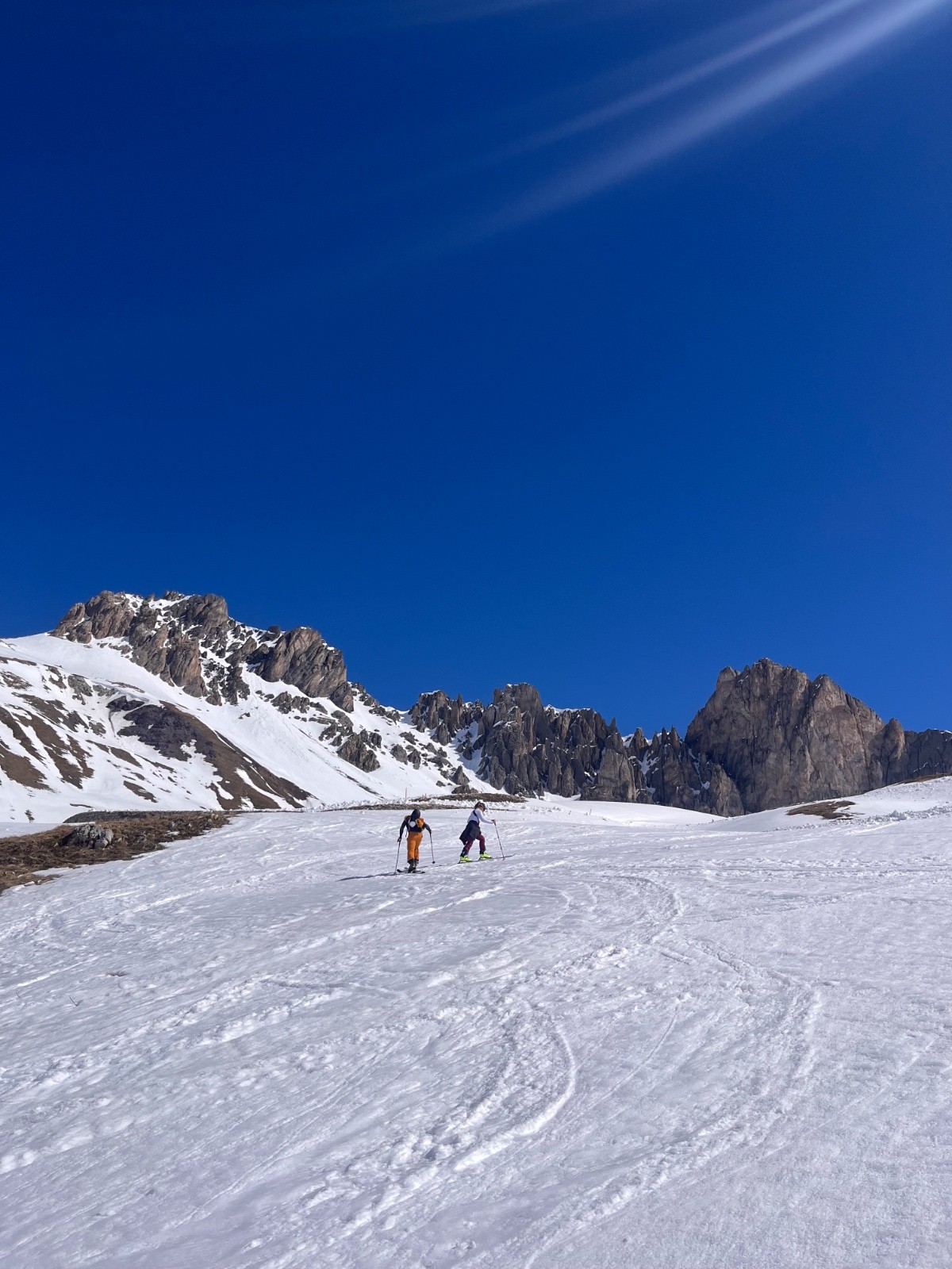 Dans la montée avant le camp&nbsp;