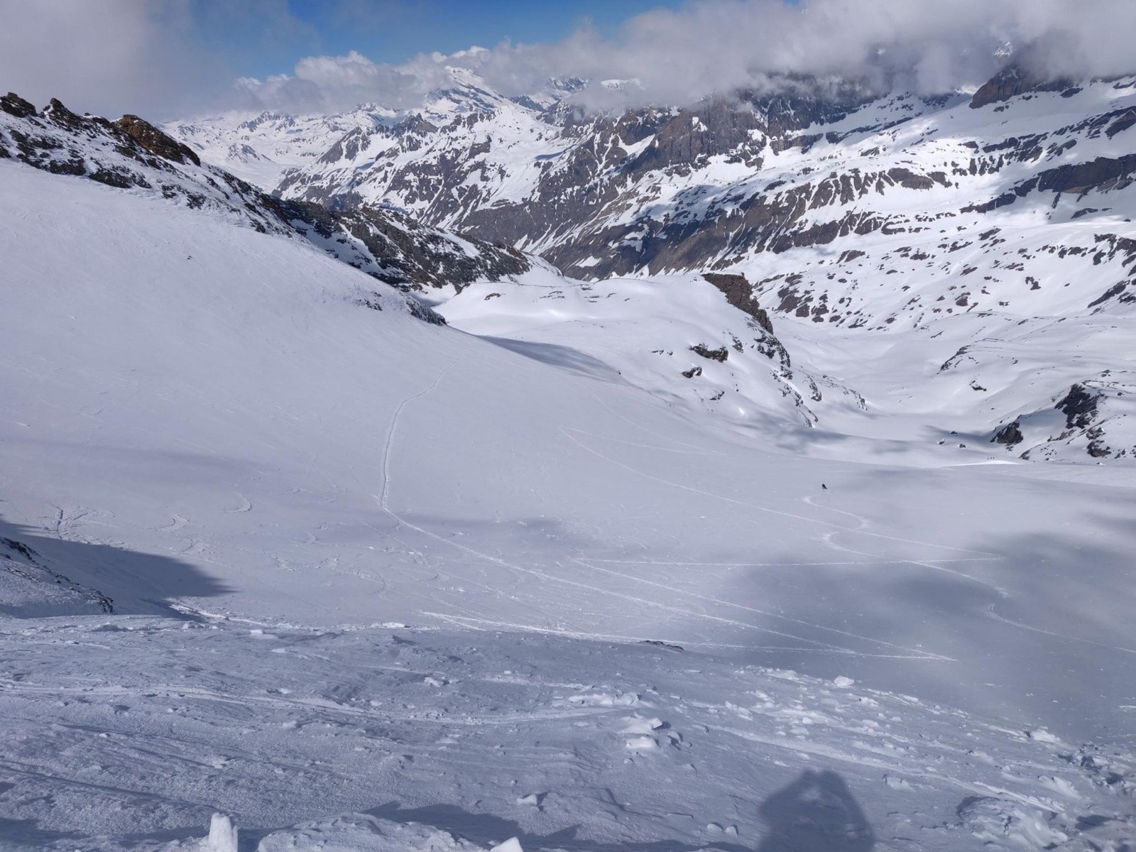 Redescente côté tarentaise