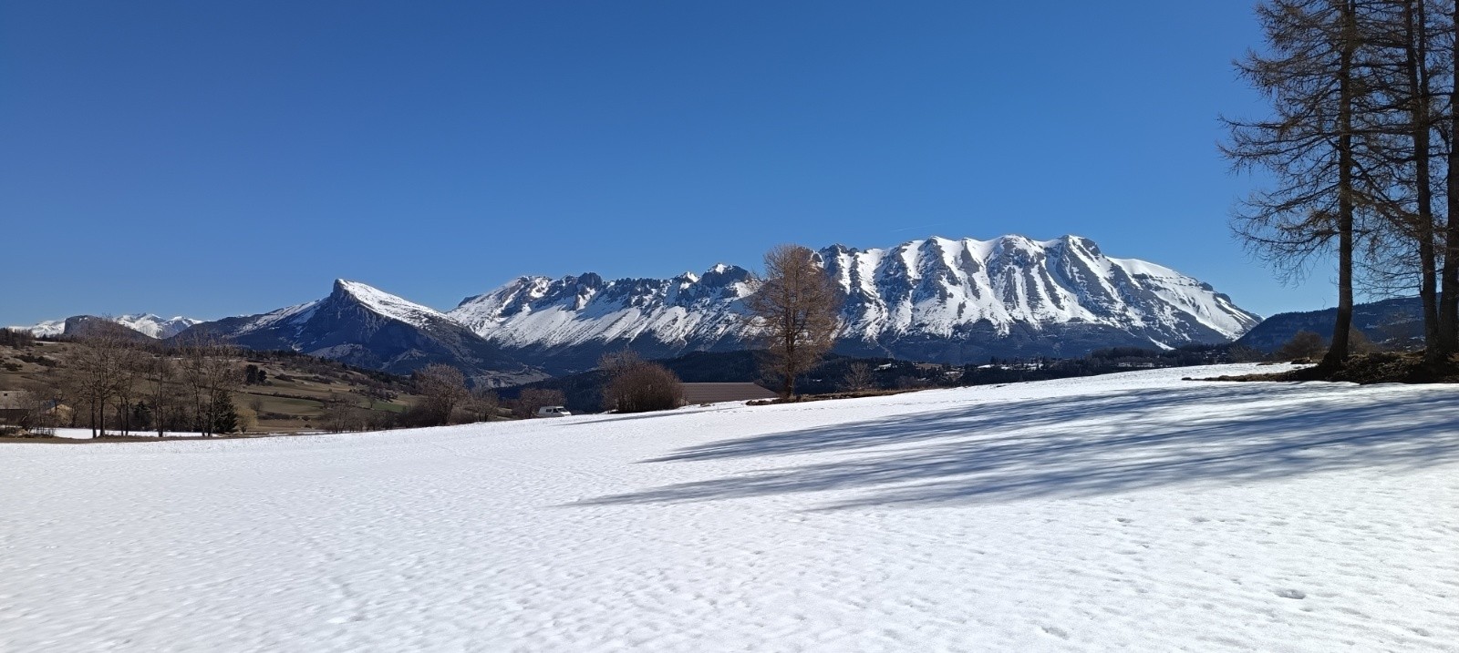 &nbsp;Arrivée sur le combi, montagne de Faraut derrière&nbsp;