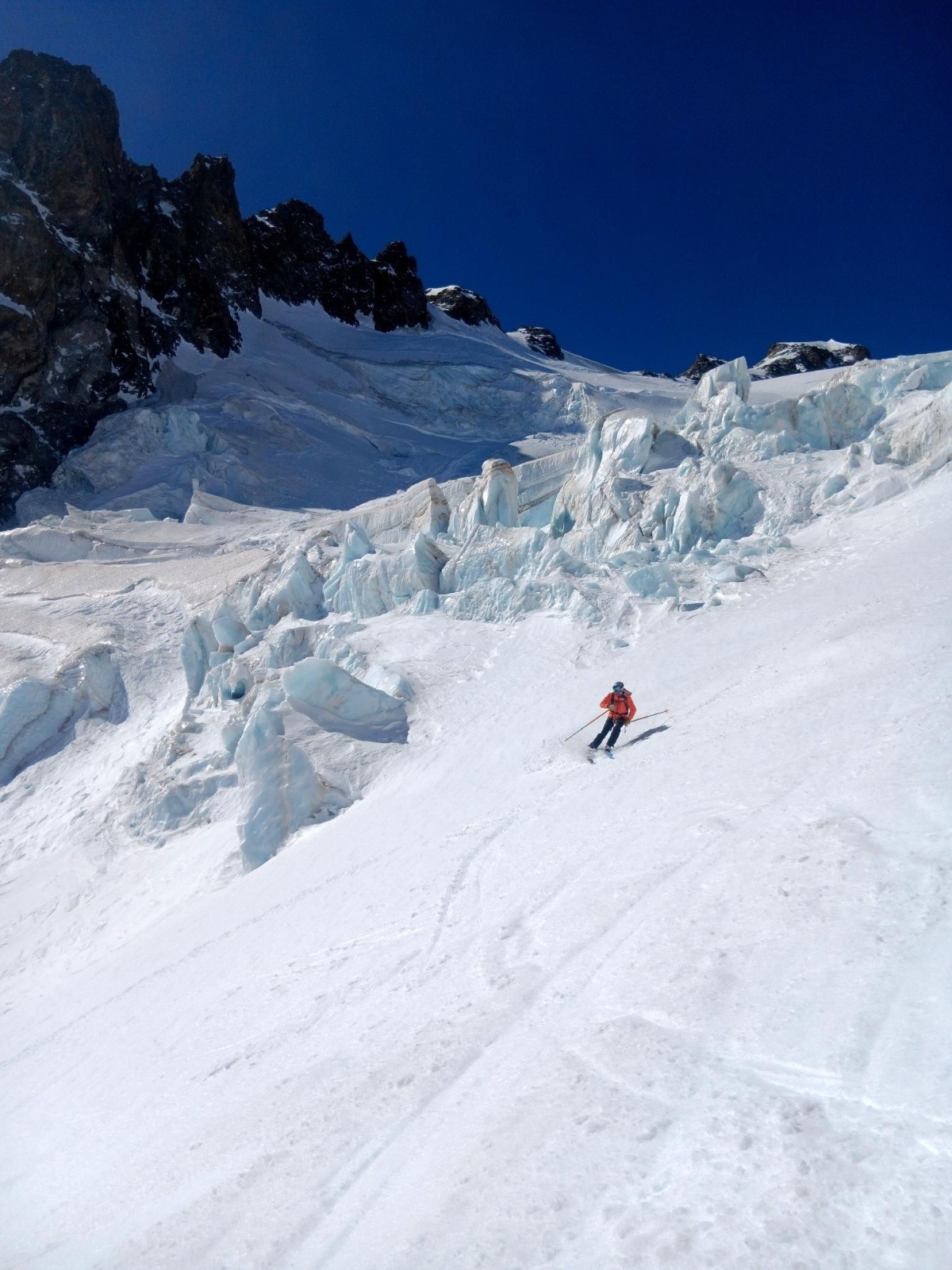 #43 J5 : Faut pas trainer dans la descente du glacier de l J5 : Faut pas trainer dans la descente du glacier de l'Homme
