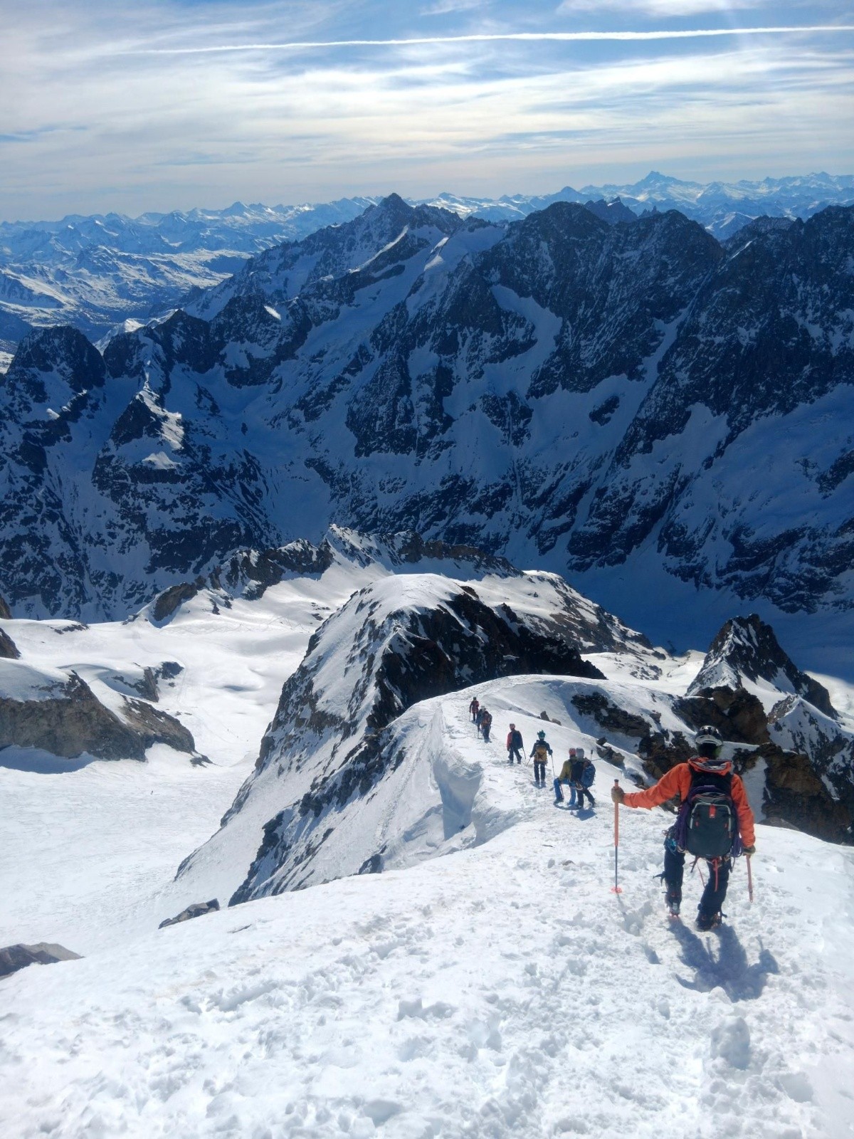 &nbsp;J3 : Descente de la Grande Ruine (pointe Brevoort)