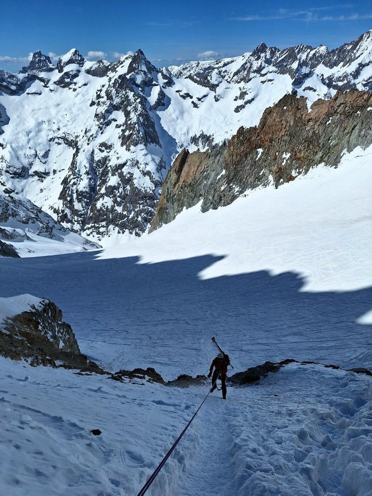 #20 J3 : Rappel dans le col de la Casse déserte (30m) J3 : Rappel dans le col de la Casse déserte (30m)