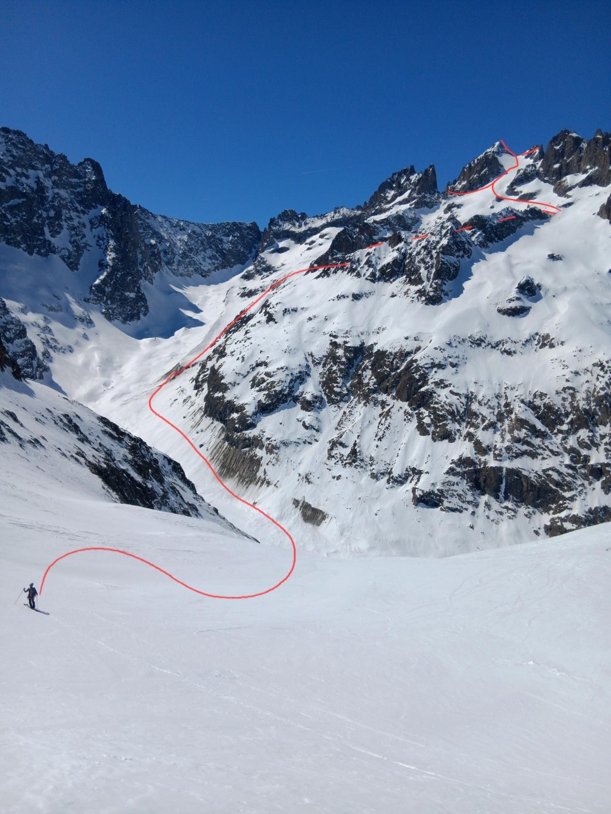 #7 J2 : Redescente par le glacier des Agneaux J2 : Redescente par le glacier des Agneaux