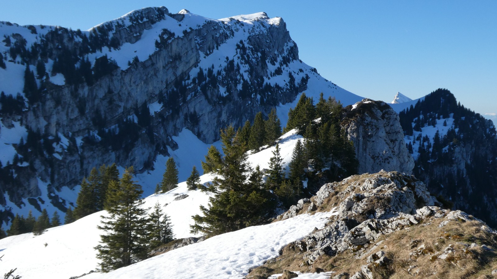 le Grd Som vu de la Crête des Roches Rousses