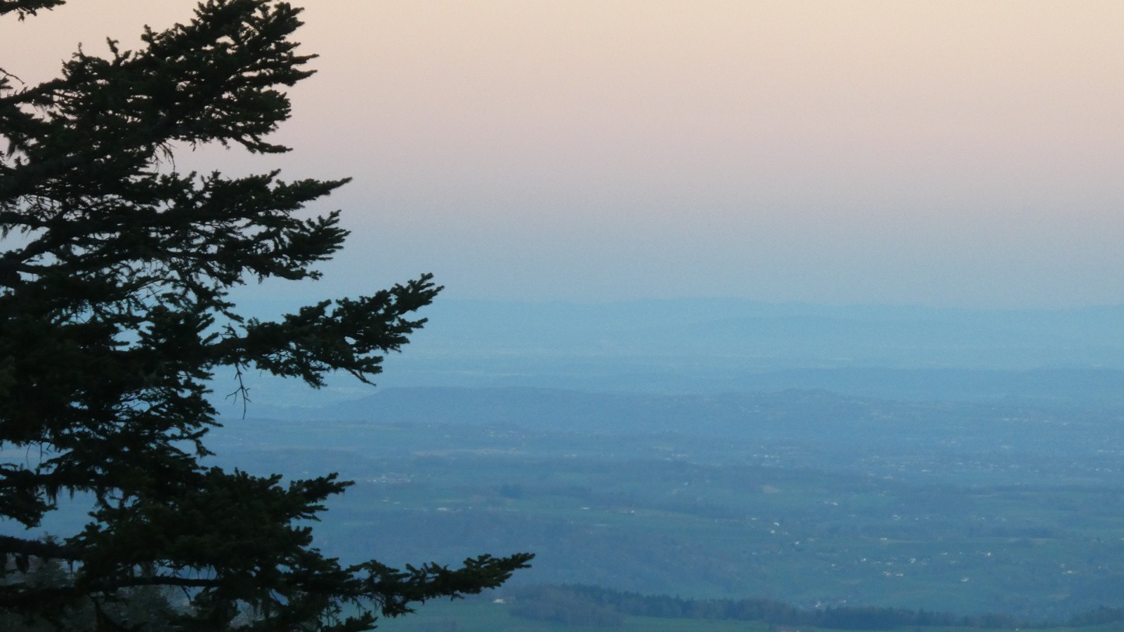 palette de bleus et de roses&nbsp;