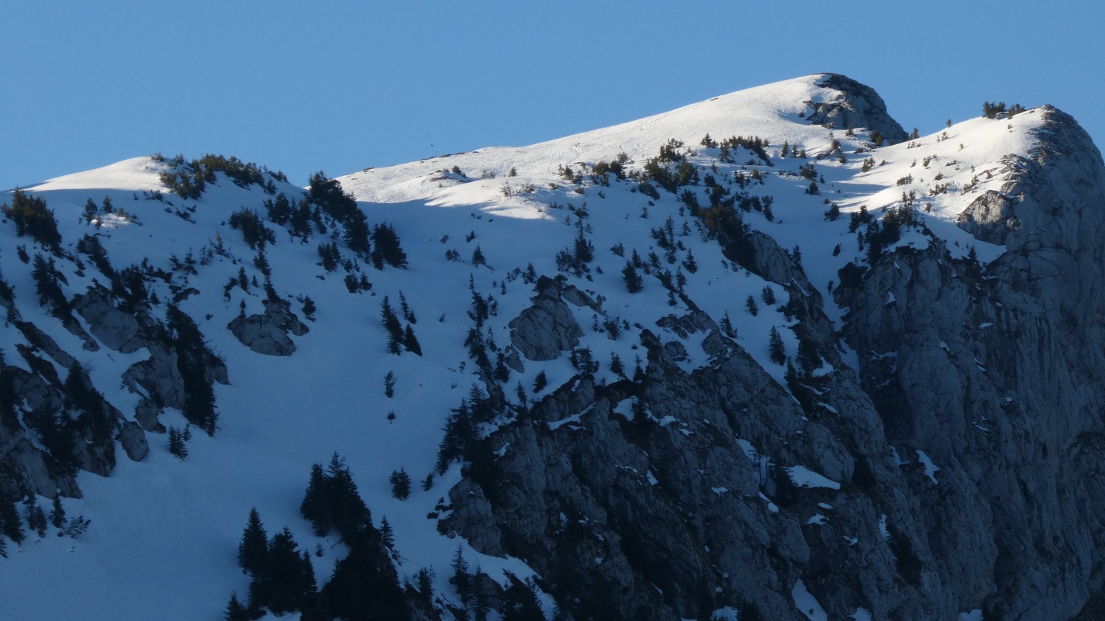 zoom sur le sommet du Grd Som&nbsp;