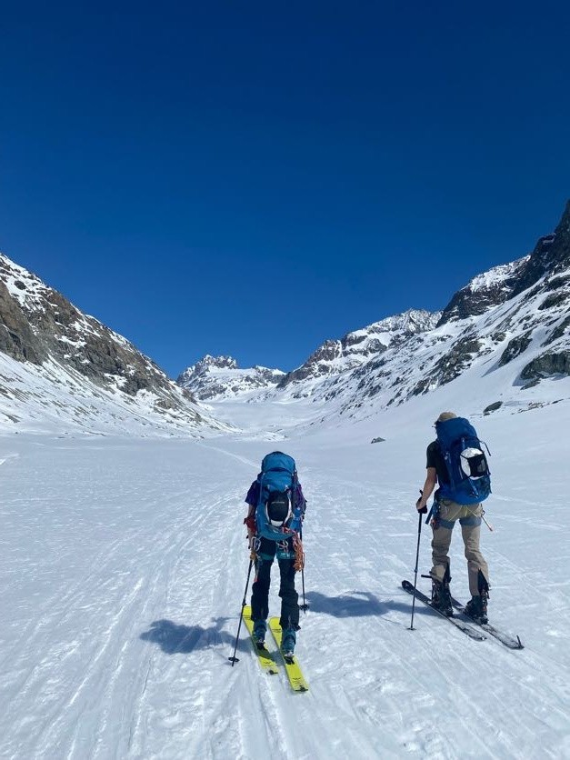l'approche au glacier d'Otemma