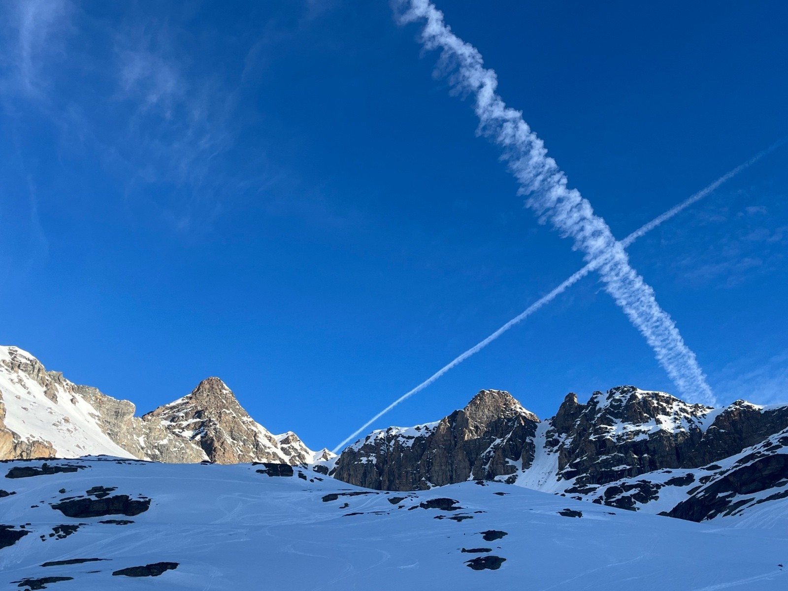 J2: lever de soleil sur la Grande Aiguille Rousse&nbsp;