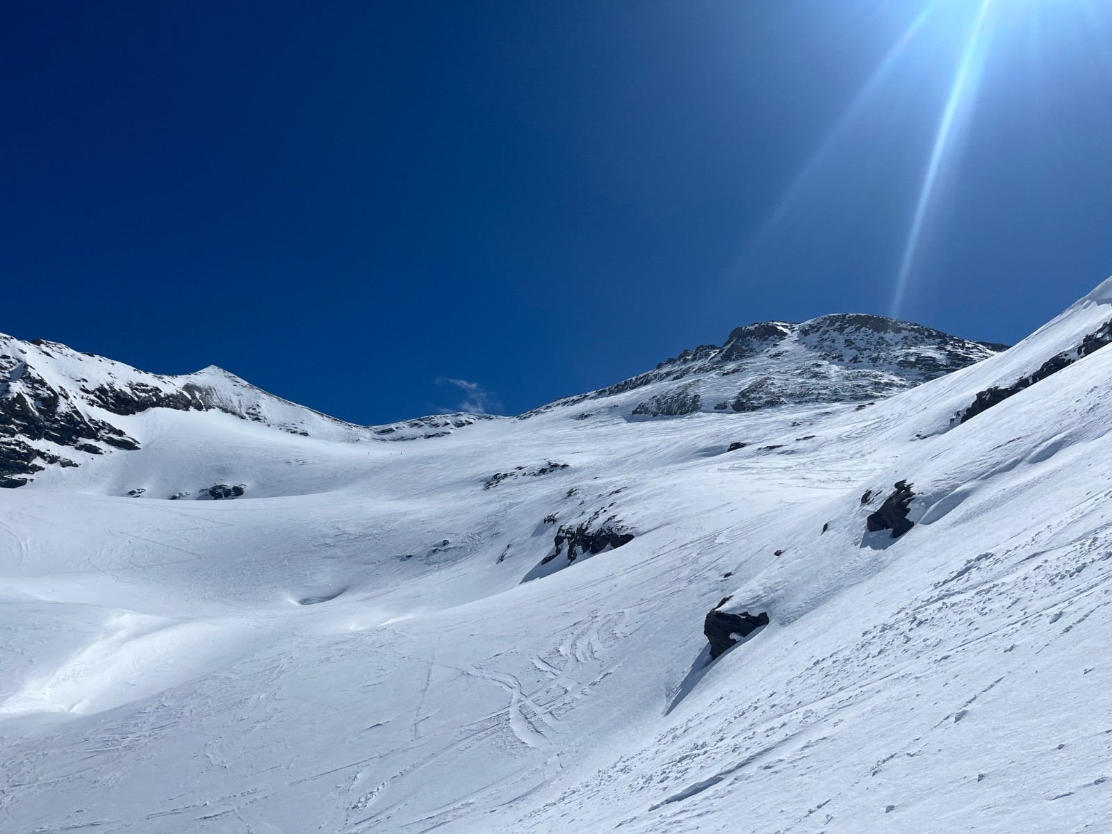 &nbsp;J3: itinéraire de descente sur Prariond