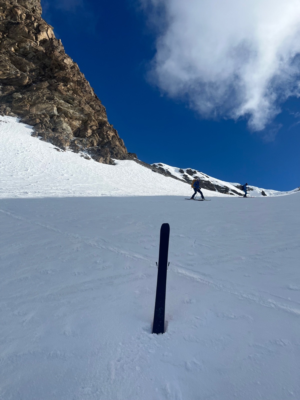 &nbsp;J3: le ski de fab sous le col de Gontiere