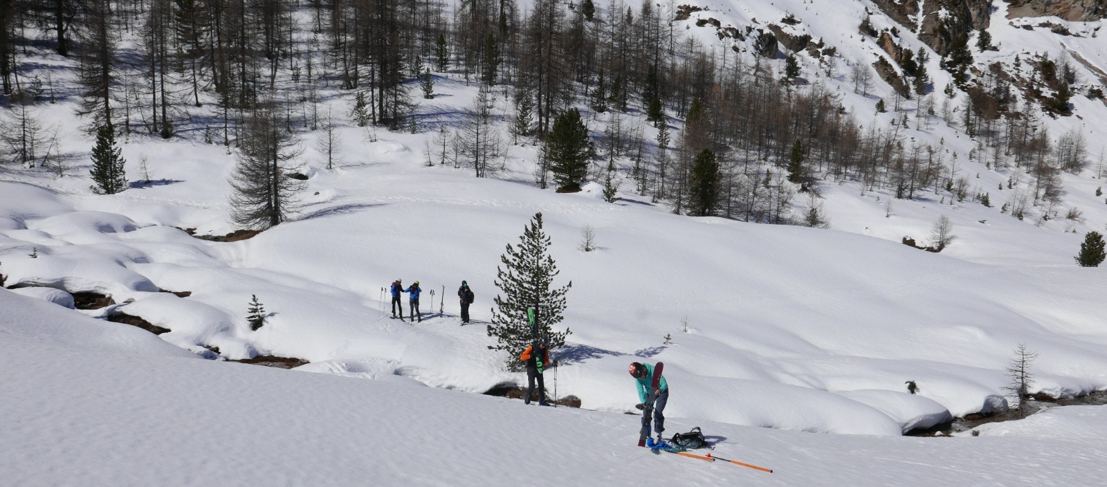 Traversée des Sagnes du ruisseau de la Pisse.