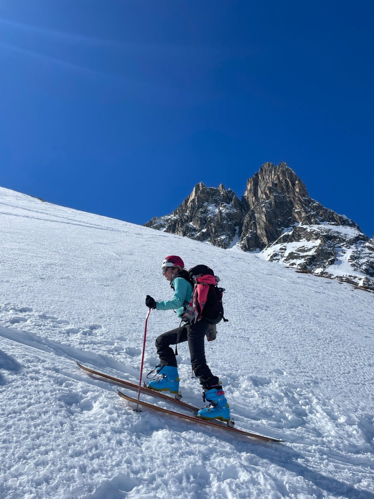 J4 montée nord au col de l’aiguille Noire&nbsp;