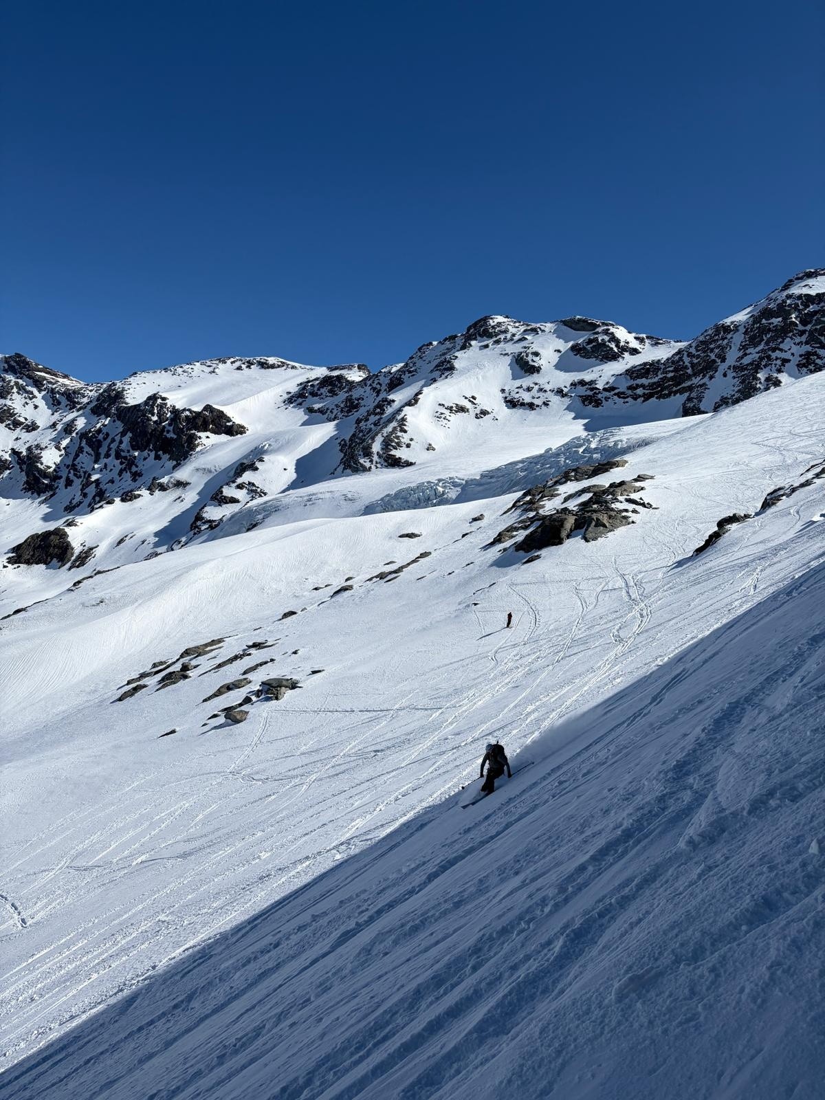 Decent du Col de Genepy&nbsp;