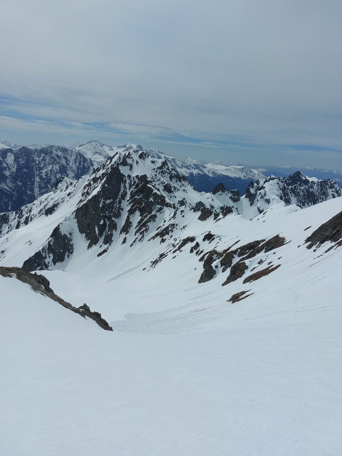 Combe de la Grande vaudaine depuis la Grande Lauziere&nbsp;