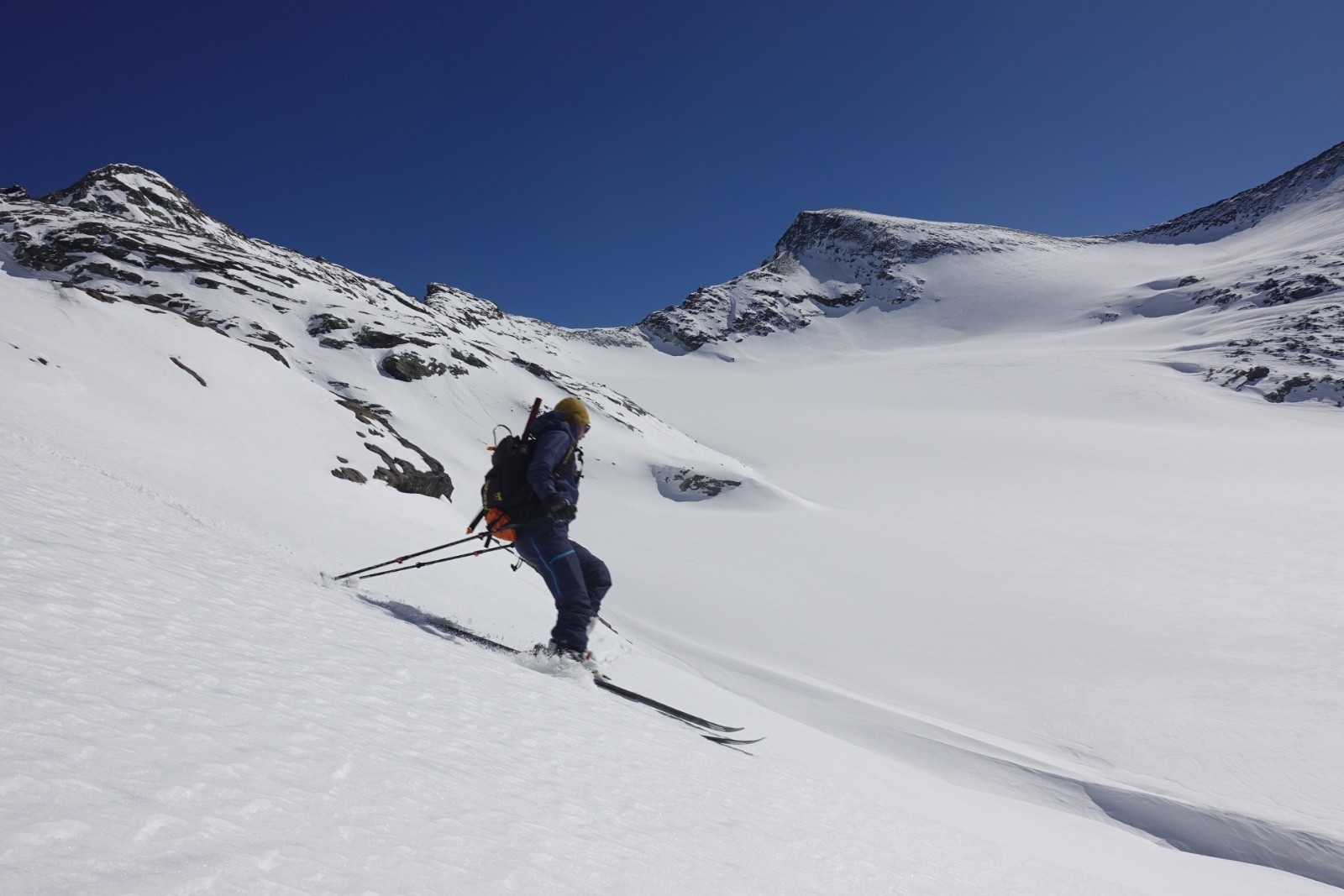 Leonard dans les belles pentes inférieures de la Croix Rousse