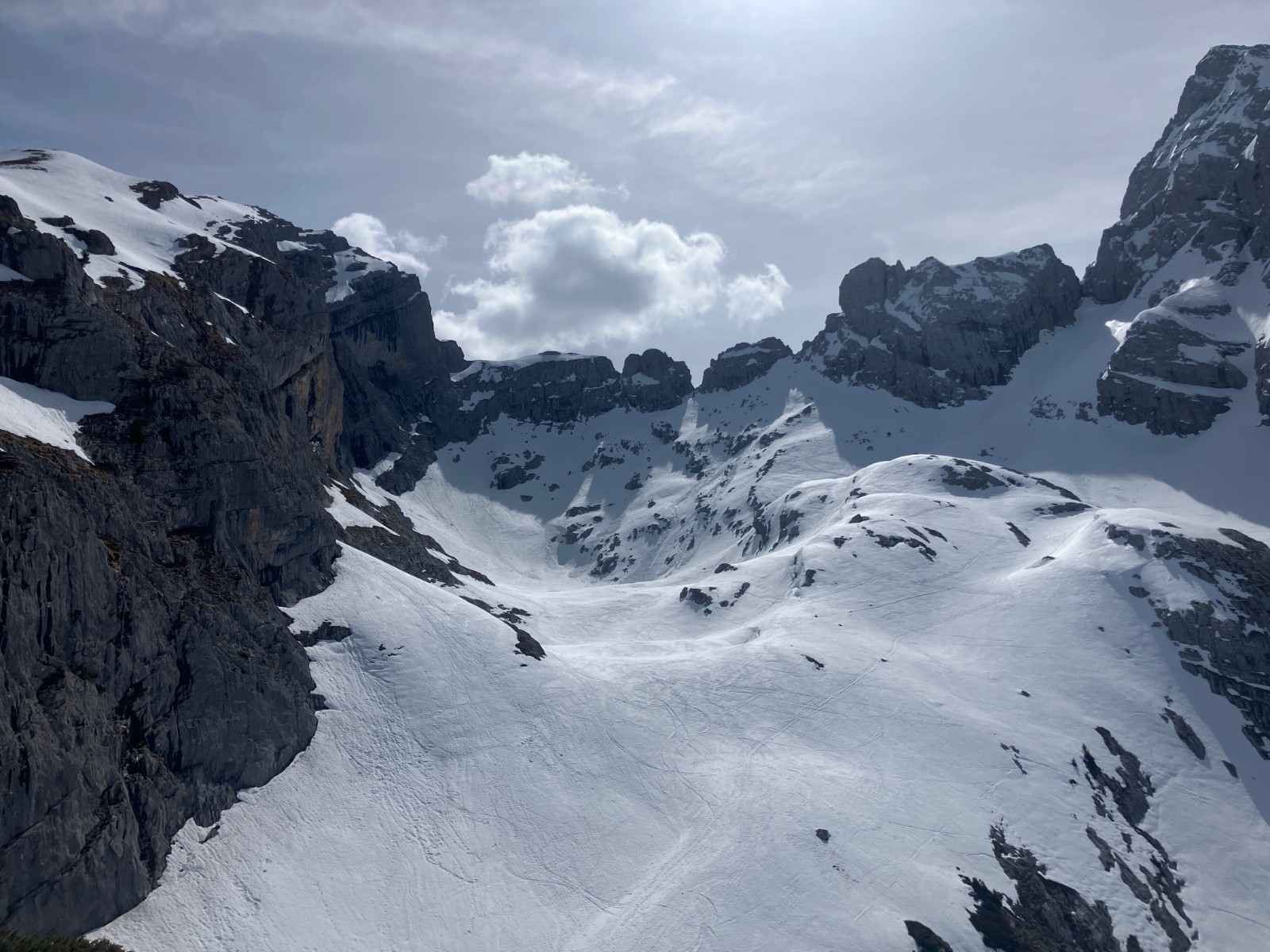 Haut de la combe de Chombas