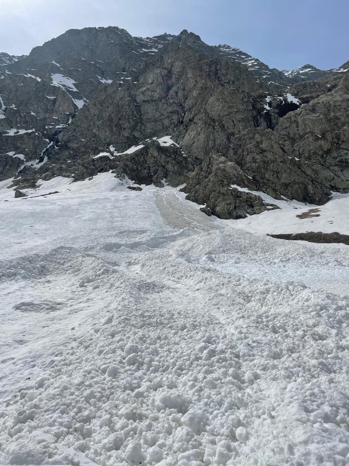 avalanches sous les Gaisses&nbsp;