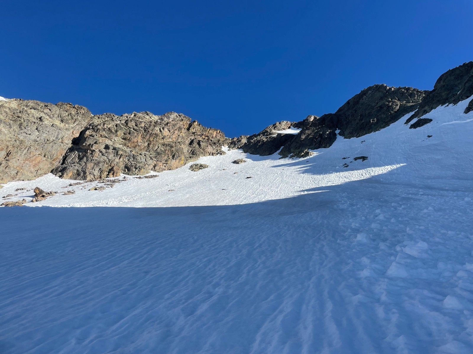 Montée à la cime des Gaisses coté Ouest&nbsp;
