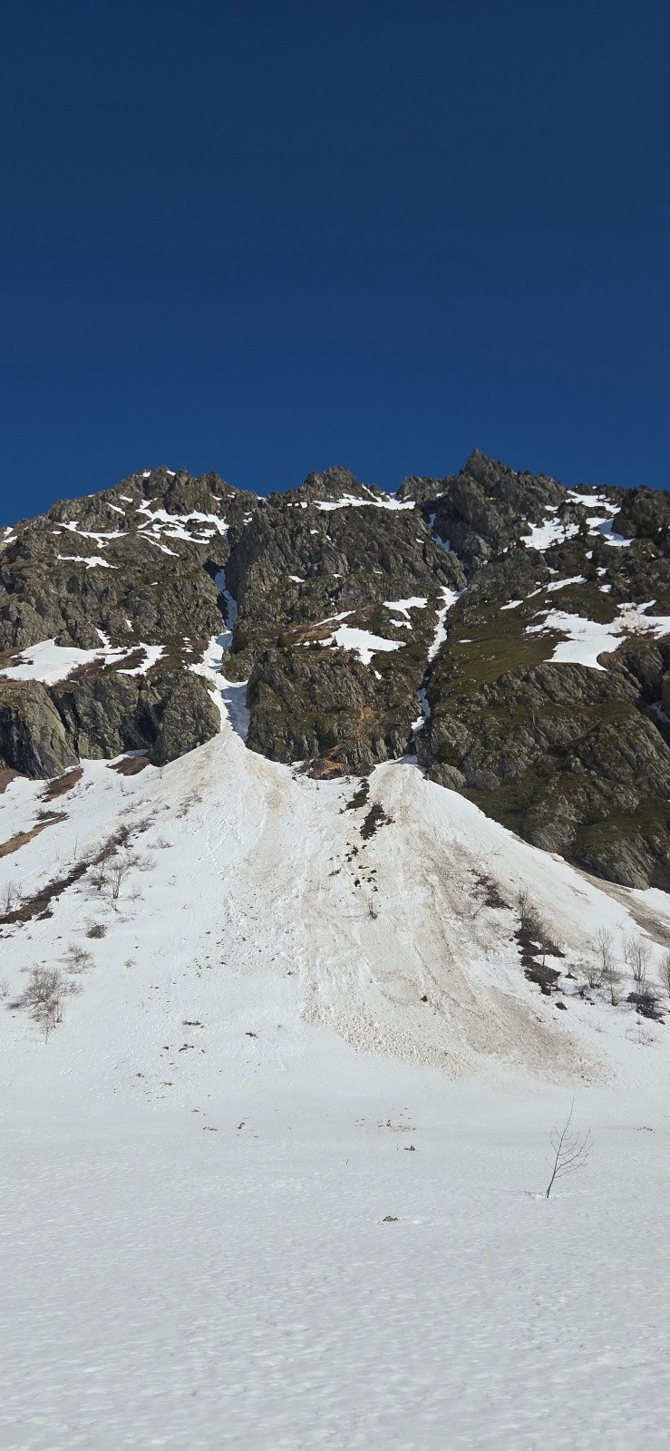 couloirs S de la Lavoire, en piteux état&nbsp;