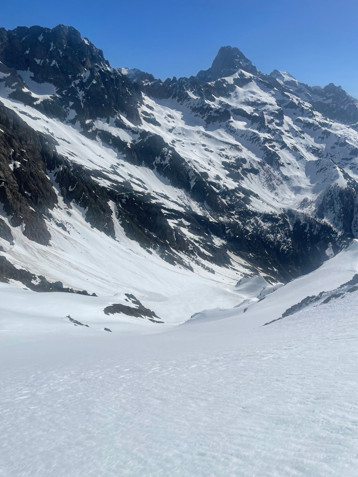 belle pente sous le col de la Vaurze&nbsp;