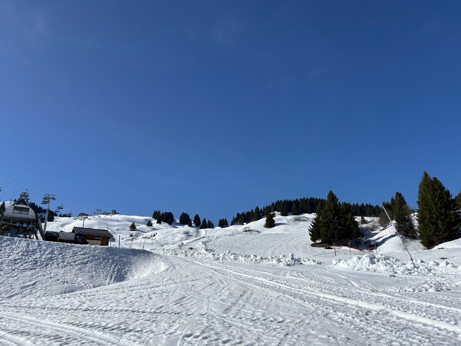 La partie supérieure