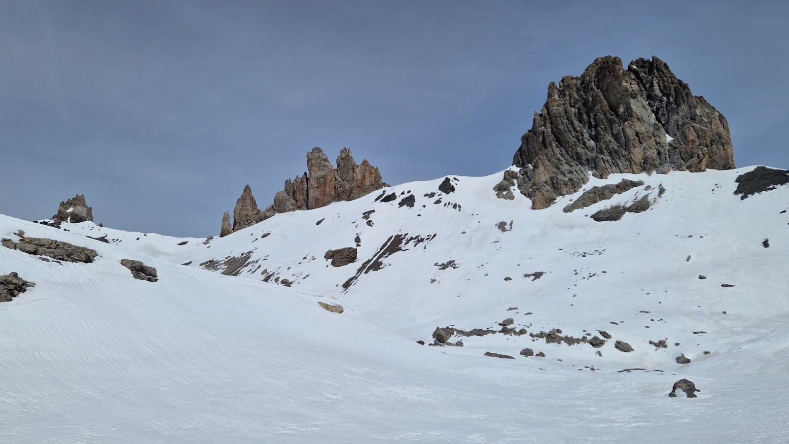 Les Houerts, en enfilade