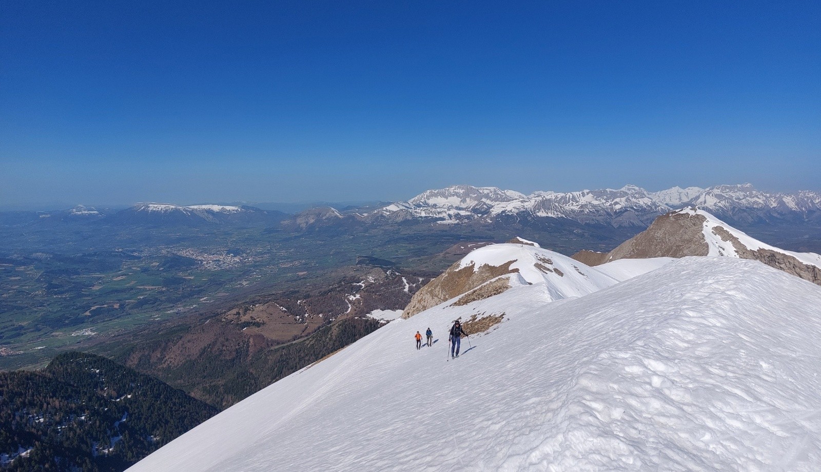 &nbsp;Arrivée sur la Crète O du Piolit