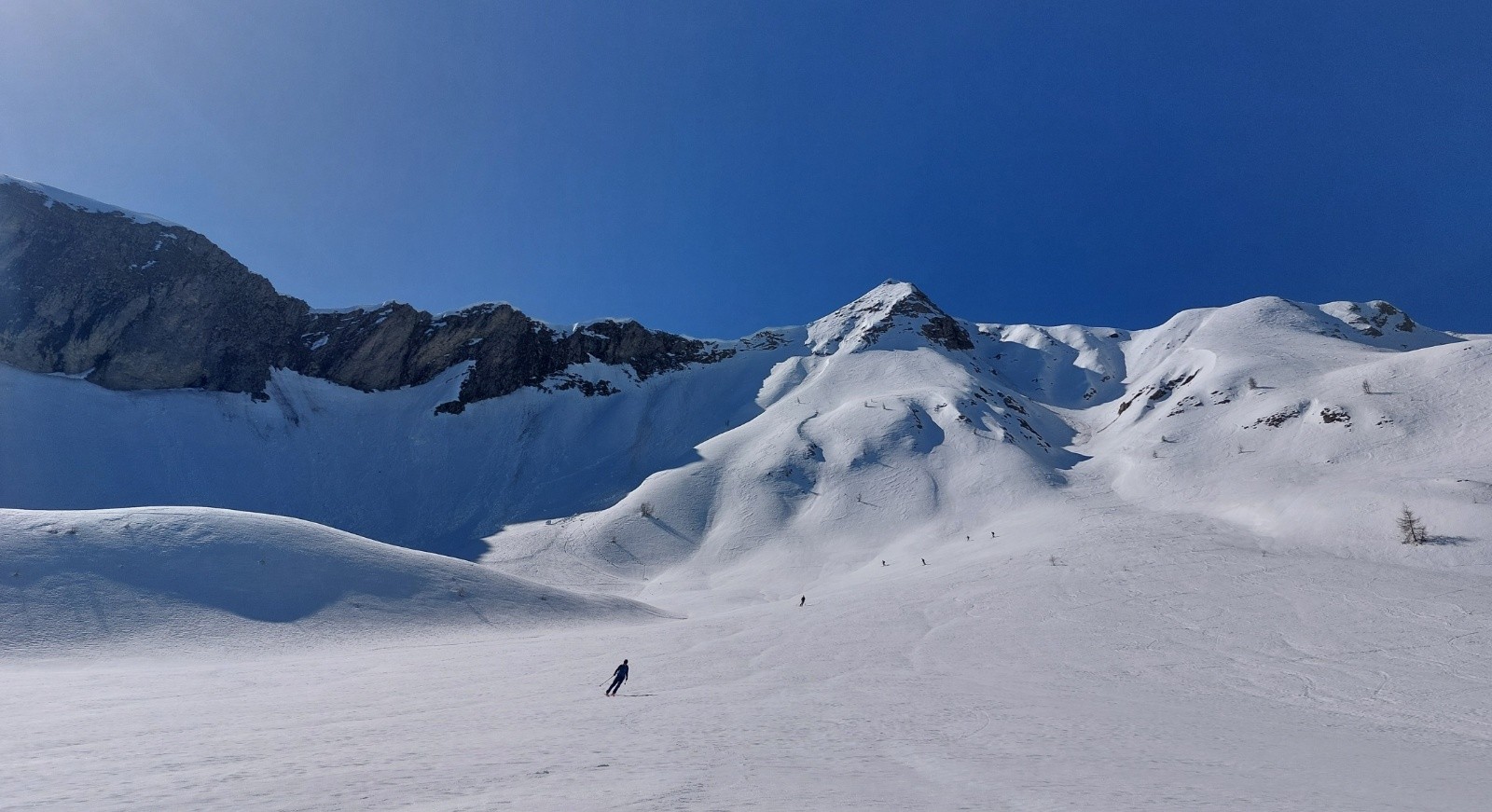 &nbsp;Grande courbe sous le Piolit N