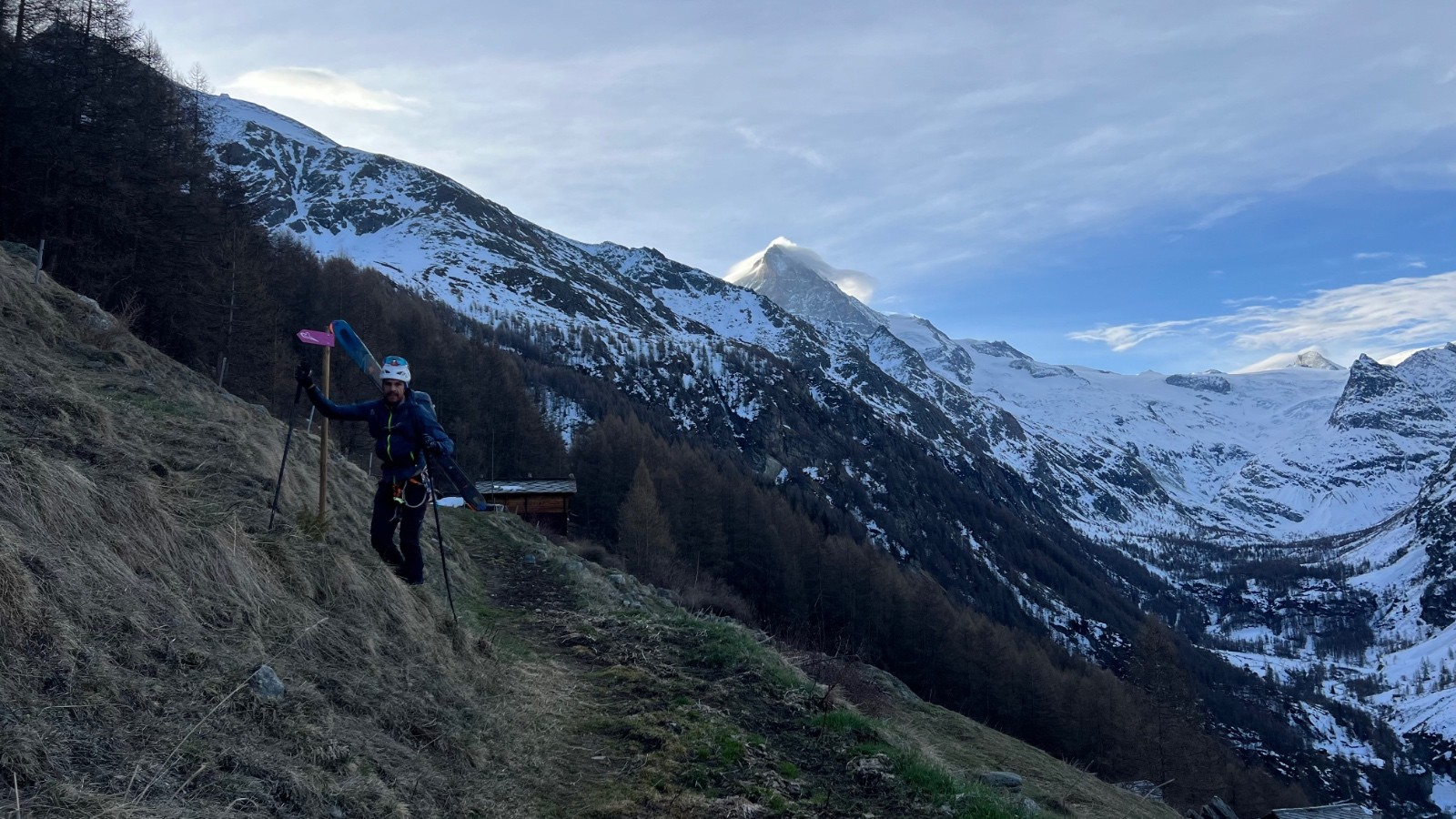 De la randonnée avec ski
