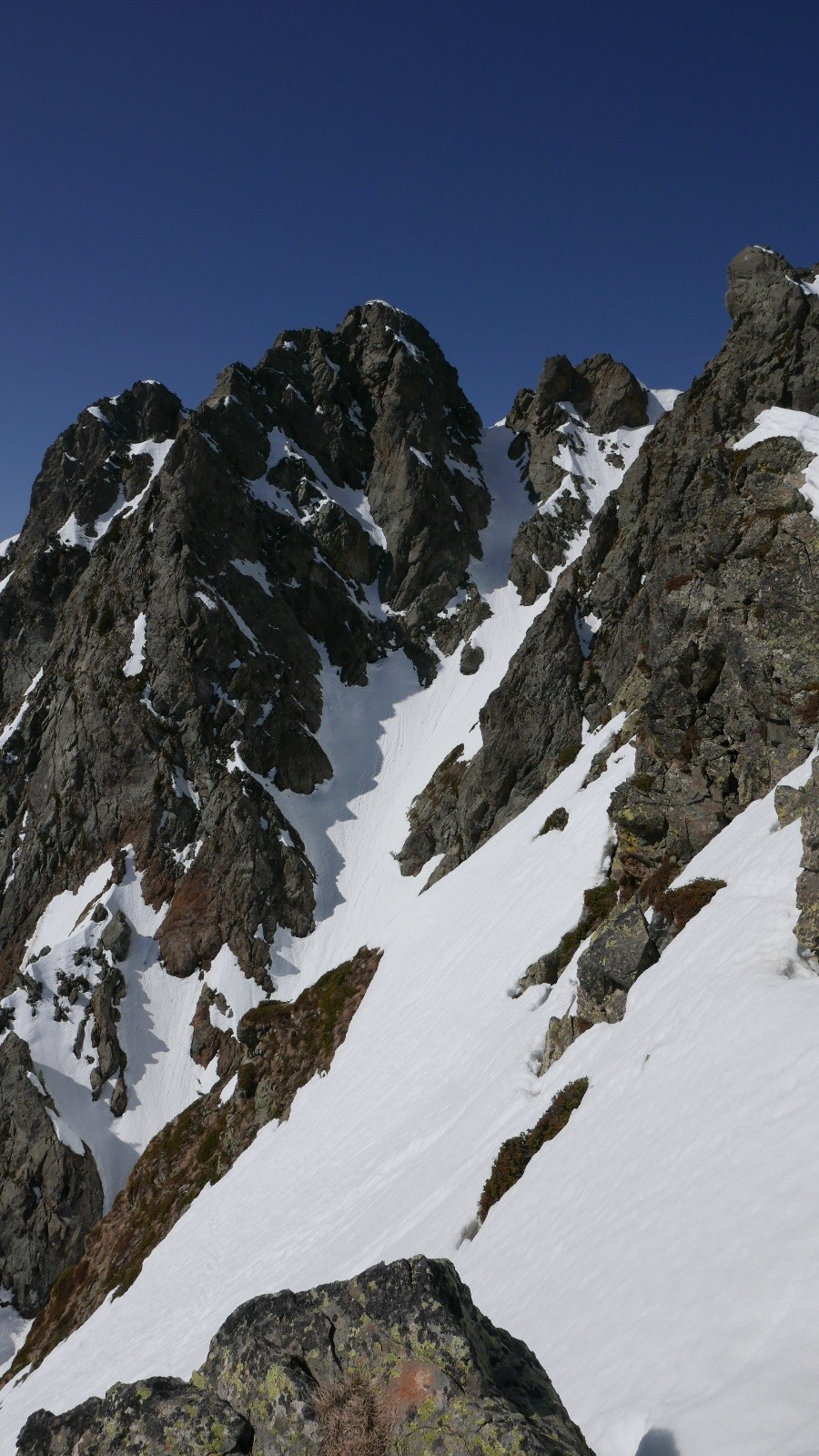 vue vers le couloir de la grande vaudaine