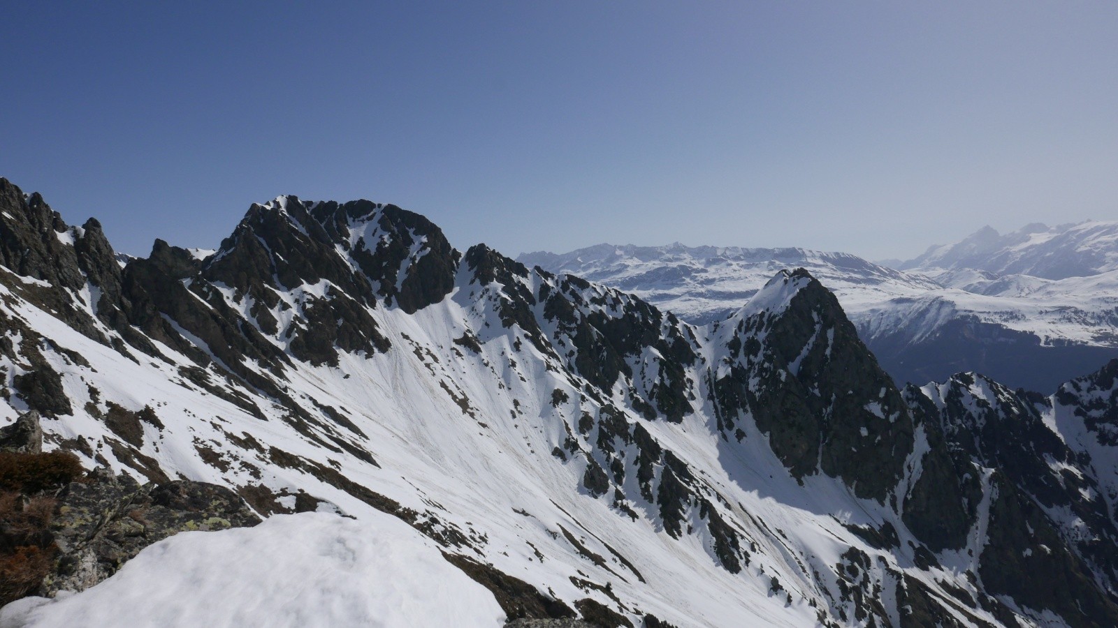 Sur l'autre versant du col de la petite vaudaine