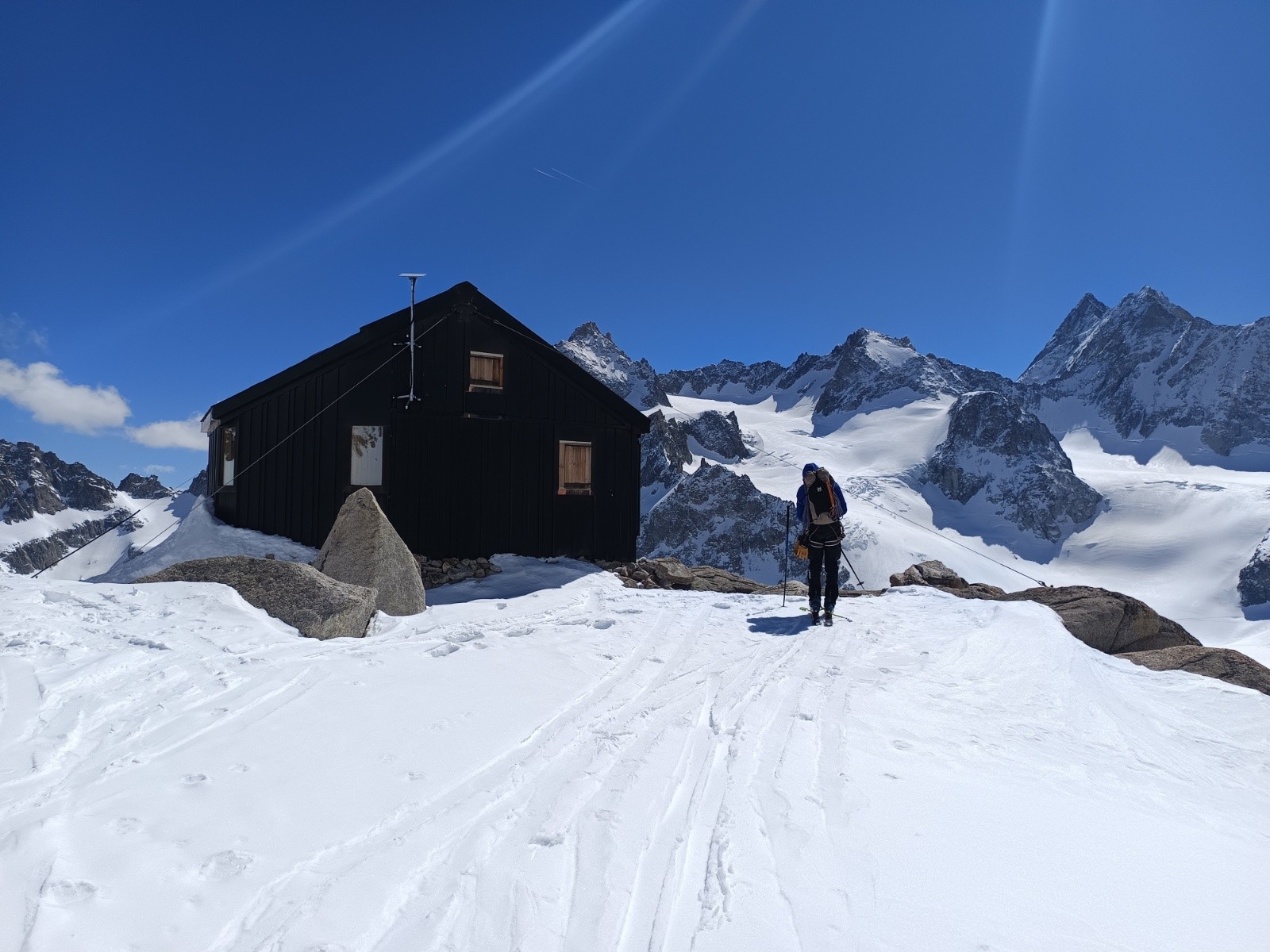 2 arrrivée au bivouac des Dorées&nbsp;