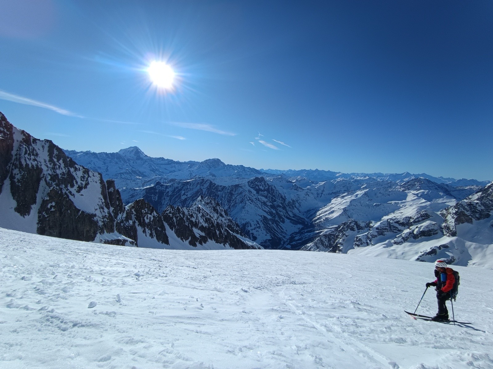5 Glacier de l'A Neuve, descente sur la Fouly&nbsp;