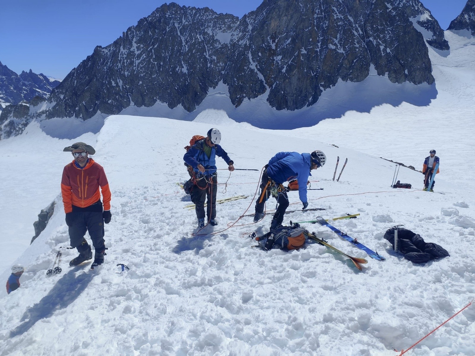 Exercices de mouflages la veille&nbsp;