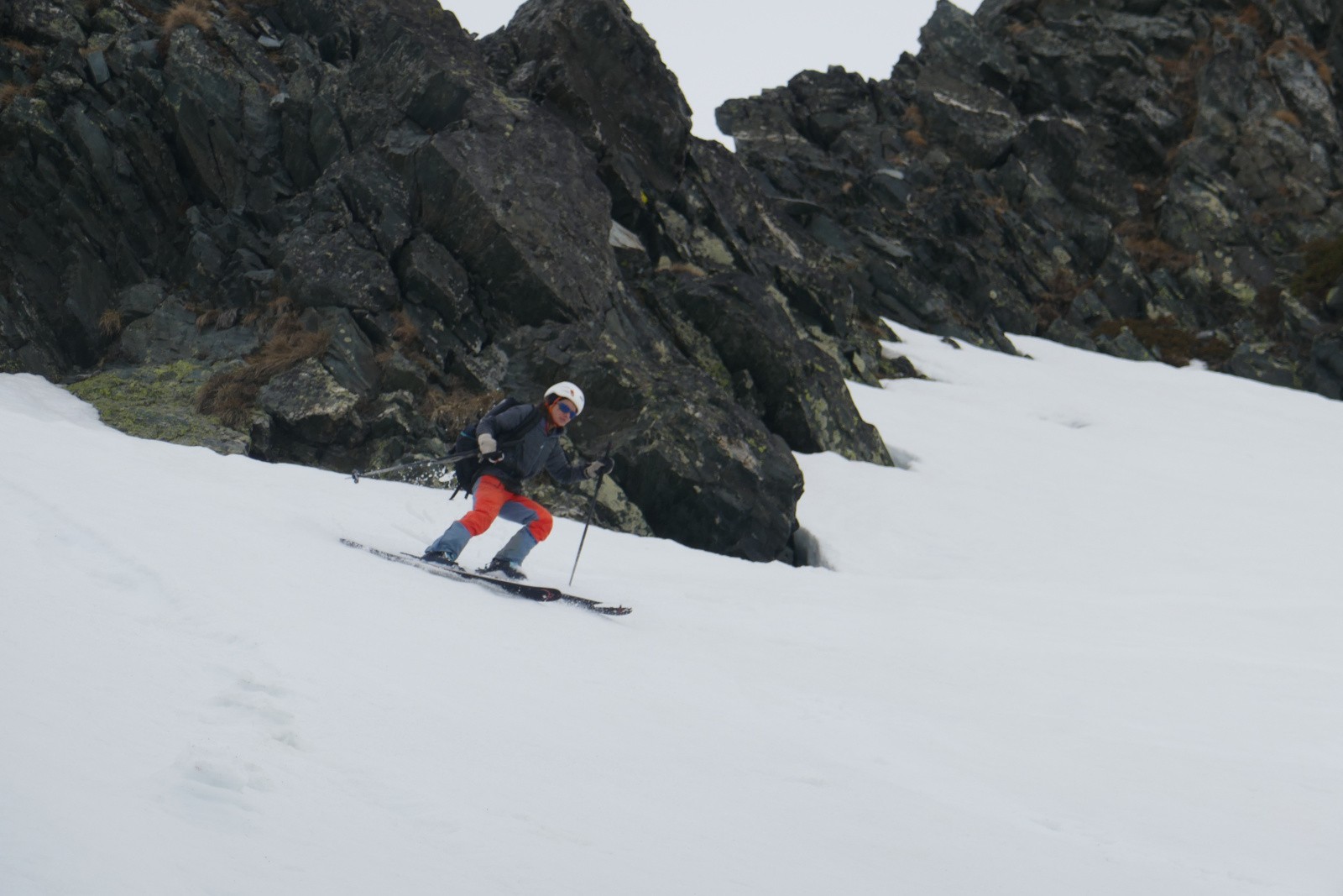 Dans le couloir sud des 3 doigts 