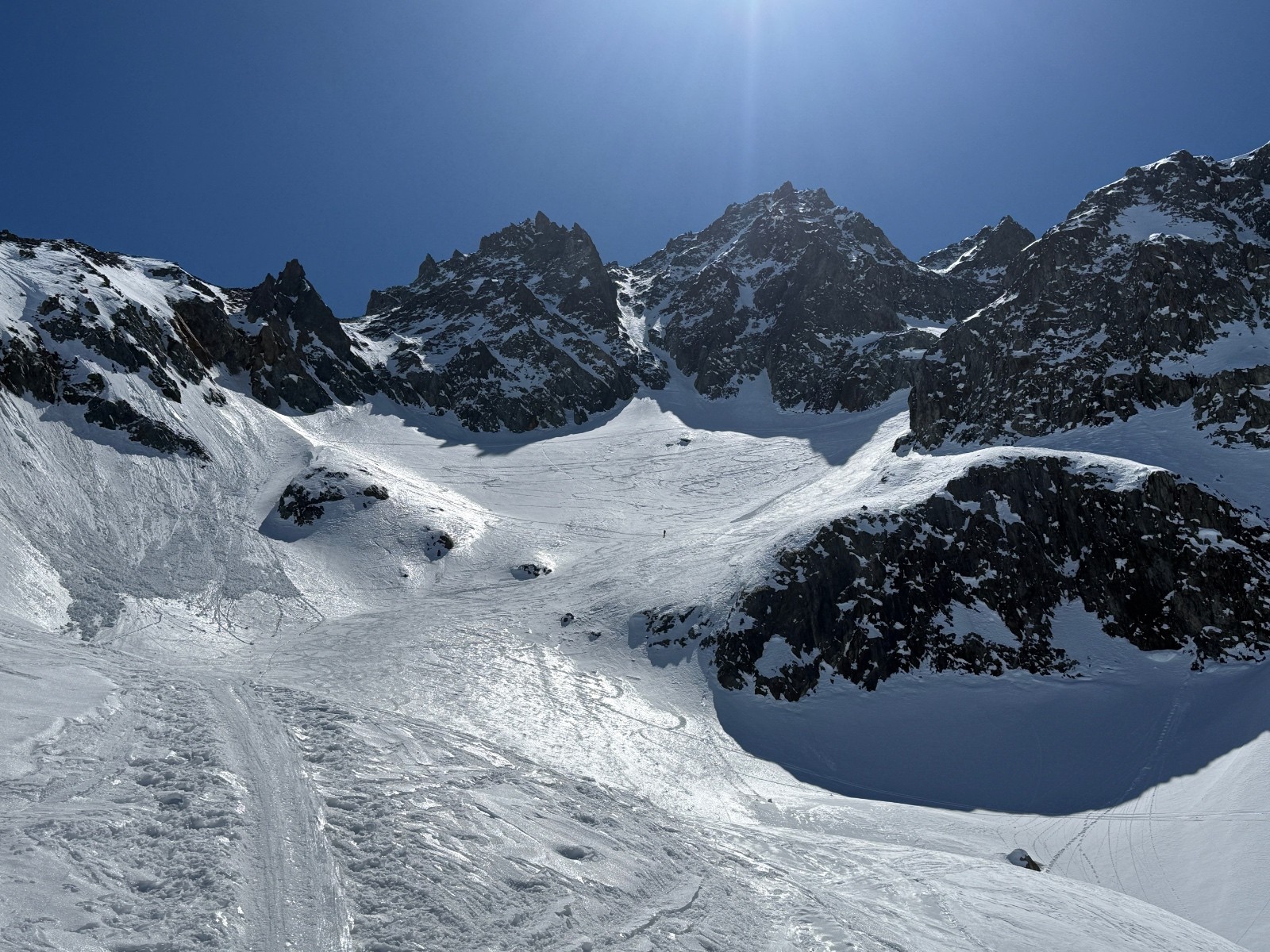 &nbsp;Des jolis Z pour monter sur le glacier de Réou d’Arsine