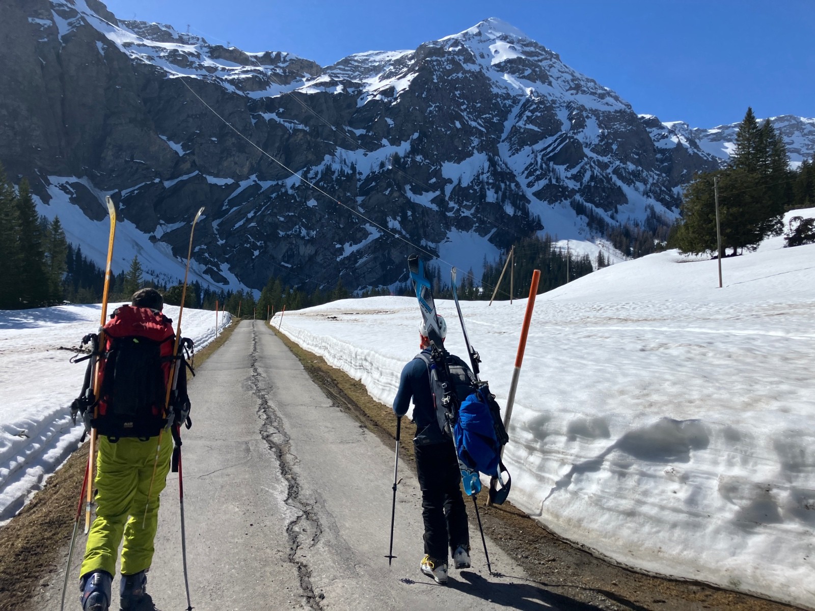 Le portage avant Iffigenalp&nbsp;