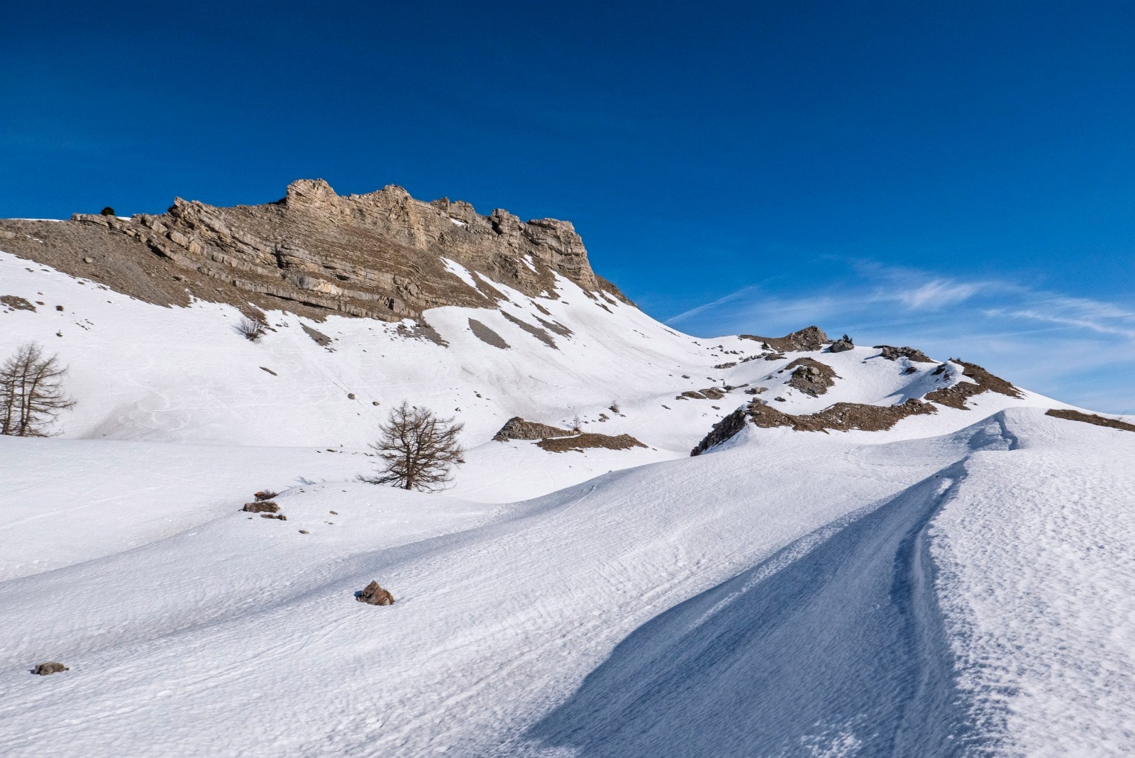1ère descente voie normale&nbsp;&nbsp;