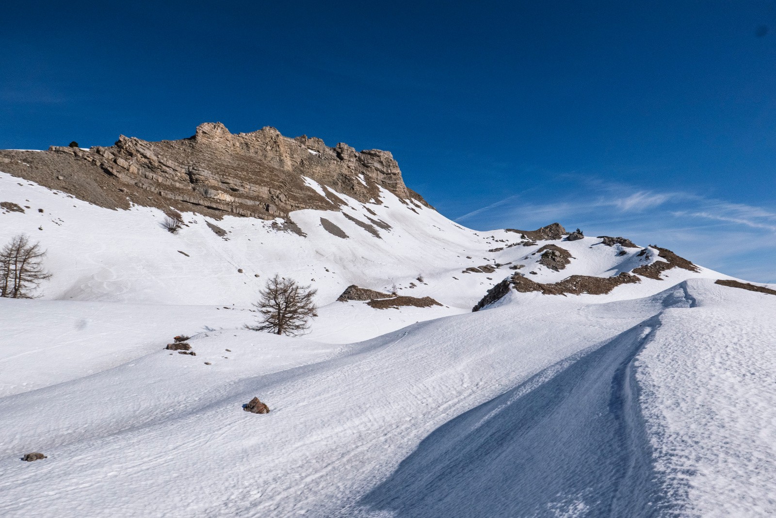 1ère descente voie normale&nbsp;
