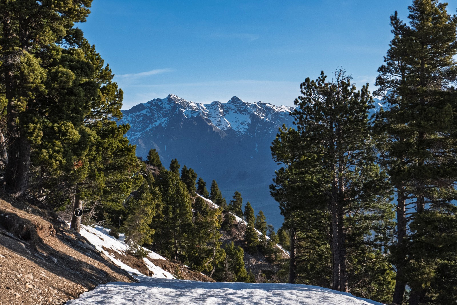 Arrivée au sommet des pistes, des airs de montagne Corse