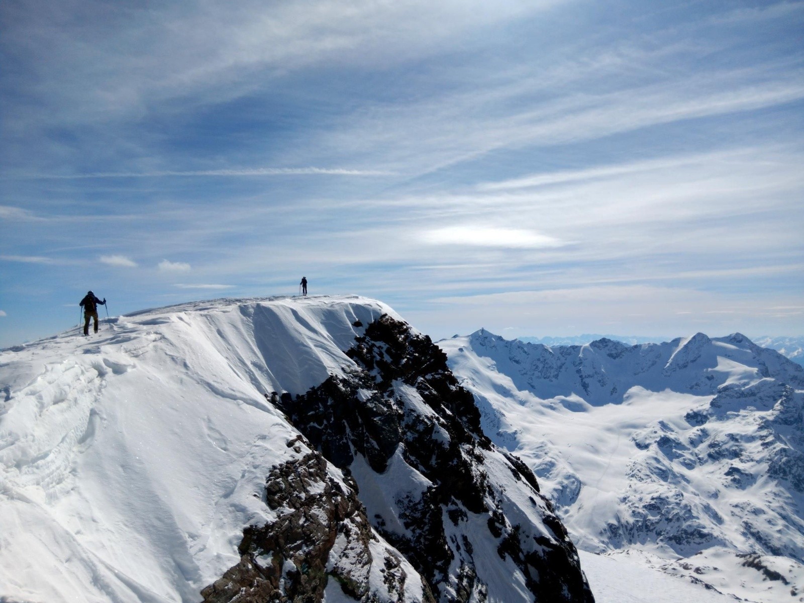 J7: Dernier sommet du raid, le Pale de la Mare (3703m), avec une vue panoramique à 360°&nbsp;