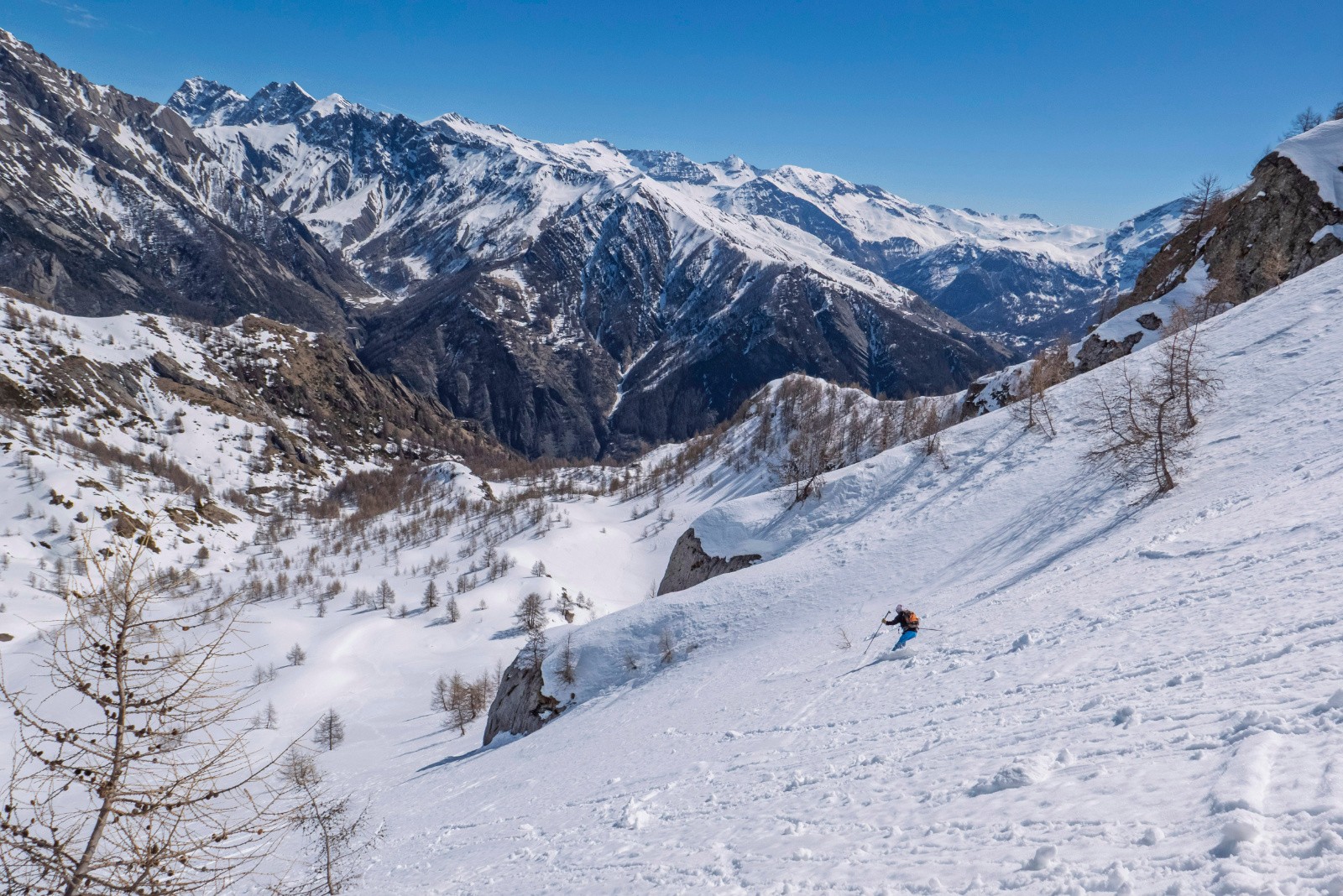 Bon ski sur Lamiande