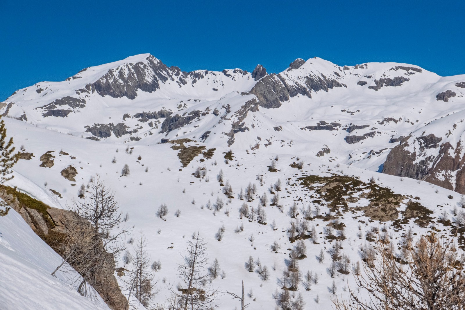 Haut Vieux Chaillol & Co encore bien enneigé