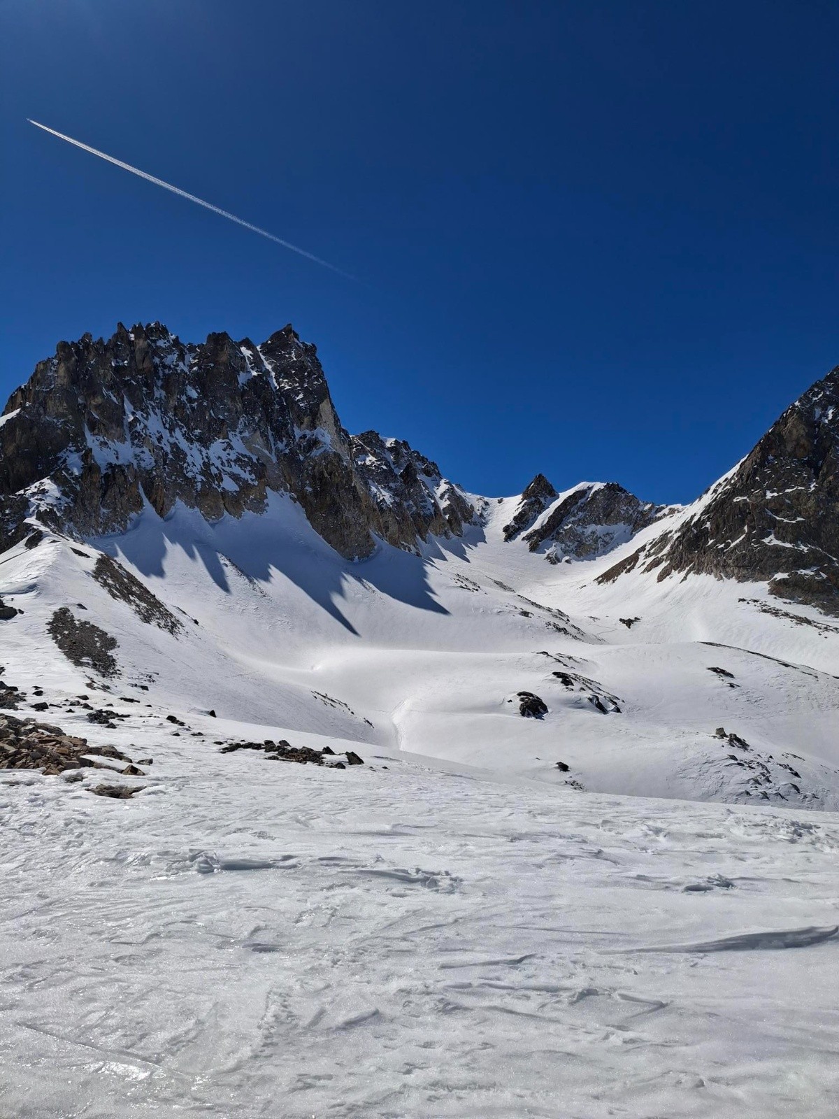 #35 J3 Cirque avec le col du Thabor au fond J3 Cirque avec le col du Thabor au fond