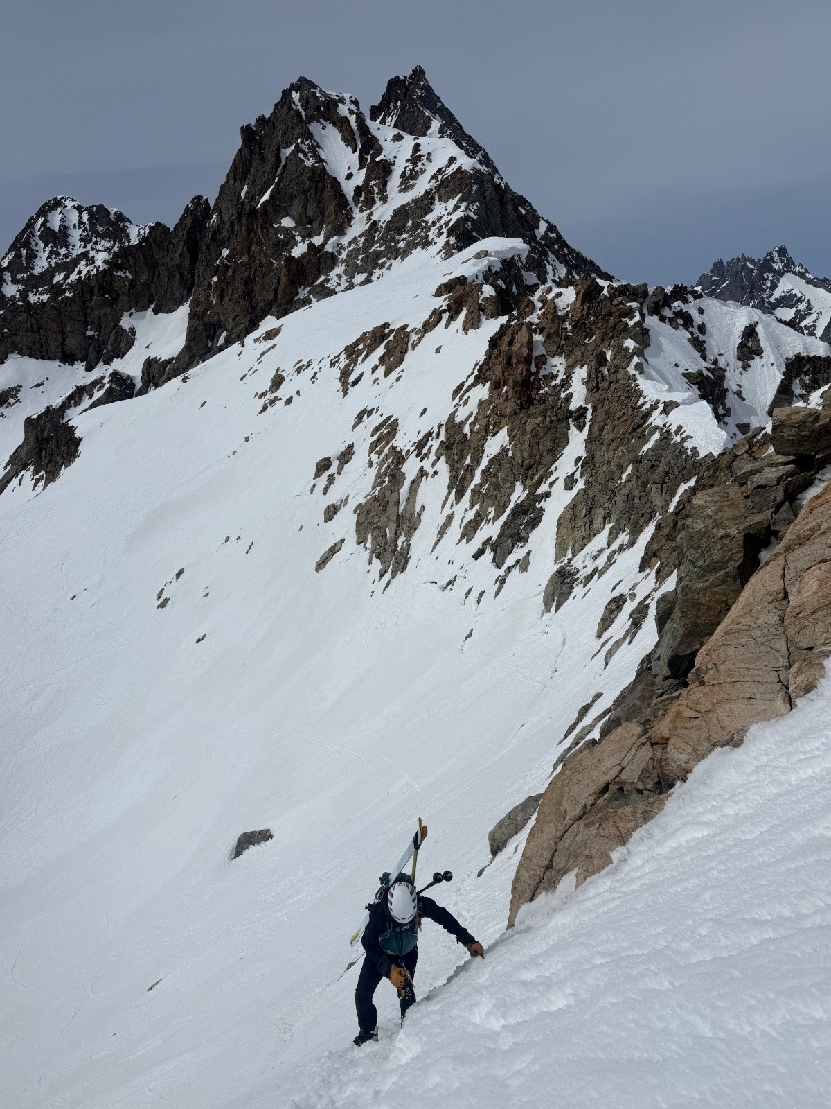 #10 Montée en crampons sur l Montée en crampons sur l'arête du Pic du Glacier d'Arsine